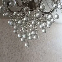 لوستر شیشه ای کریستالی