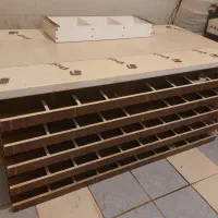 میز ام دی اف بزرگ کارگاهی