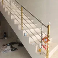 نرده پله استیل