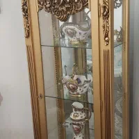 ویترین و اینه شمعدان در حد نو|بوفه، ویترین، کنسول|ورامین, خیر آباد|دیوار