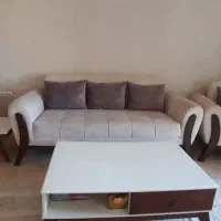 فروش مبلمان ۷ نفره +میز جلو مبلی