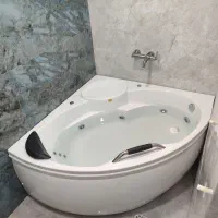 وان جکوزی حمام یک نفره رنگ مشکی و سفید تیک 1|لوازم حمام|تهران, گلستان (شهرک راه آهن)|دیوار