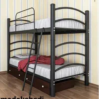 تخت دو طبقه فلزی