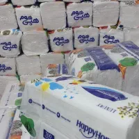 دستمال اقتصادی ۵۰۰ برگ هپی هوم
