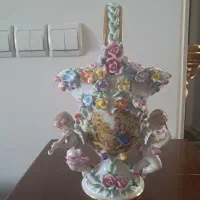 سبد گل چینی ایتالیایی ارتفاع ۳۰ سانت نو|صنایع دستی و سایر لوازم تزئینی|تهران, مجیدآباد|دیوار