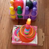 بولینگ بچه گانه وبازی پرتاب حلقه