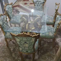 میز غذاخوری 6نفره سلطنتی|میز و صندلی غذاخوری|ملارد, |دیوار