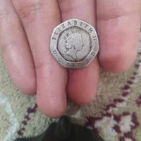 سکه 20 پنی الیزابت دوم 1987