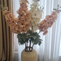 گلدان گل بهمراه گل مصنوعی