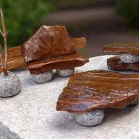 ماکت مبل و گلدان سنگی|مجسمه، تندیس، ماکت|بندرعباس, |دیوار