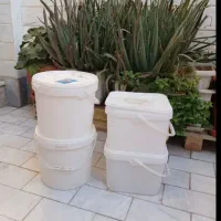 سطل بزرگ پلاستیکی مناسب برنج و رب و ترشی