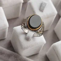 انگشتر مردانه استیل 1894