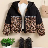 کاپشن خز پلنگی دخترانه|کفش و لباس بچه|کرمانشاه, |دیوار