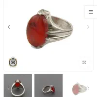 انگشتر عقیق یمنی اصل مایل به معاوضه