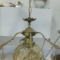 لوستر برنز 8شاخه|لوستر و چراغ آویز|قدس, شهر‌قدس|دیوار