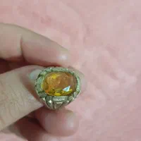 انگشتر یاقوت زرد... عقیق و سیترین هم دارم|جواهرات|شیراز, شهرک گلدشت حافظ‎|دیوار