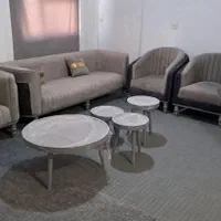 مبلمان ۸نفره نویه ماه کارکردن بامیزوعسلی نو