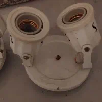 ۱۱عدد چراق سقفی دو لامپه سرپیچ چینی