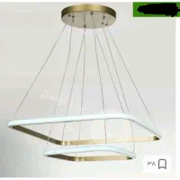 دو عدد لوستر مدرن ریموت کنترل دار