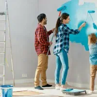 نقاش ی ساختمان رنگکارکناف رنگ آمیز تمام نقاط