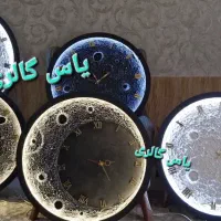 تابلو ماه.ماه ساعت.اینه ماه.ساعت نوری