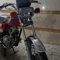 هوندا ۱۲۵ قرمز مزایده سالم|موتورسیکلت|اندیشه, شهرک مریم|دیوار