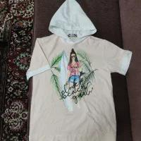 تیشرت کلاه دار دخترانه