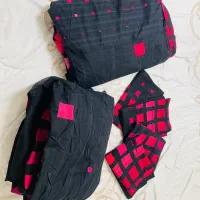 روتختی مشکی صورتی ۶ تکه|سرویس روتختی|اصفهان, باغ گلها|دیوار