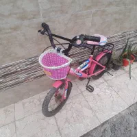 دوچرخه دخترانه صورتی سایز ۱۶|دوچرخه، اسکیت، اسکوتر|لنگرود, |دیوار