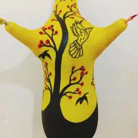 نی انبان|سازهای بادی|قم, چهل درخت|دیوار