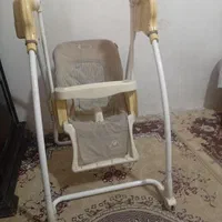 صندلی غذاخوری و تاب بچه کاملاً سالم برند مجیک|اسباب و اثاث بچه|تهران, سلیمانی|دیوار