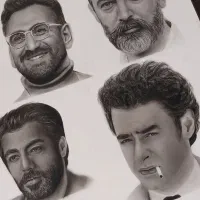 سفارش نقاشی چهره سیاهقلم|تابلو، نقاشی، عکس|کرمان, |دیوار