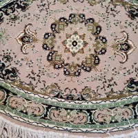 دو عدد فرش بیضی در حد نو|فرش|تبریز, |دیوار