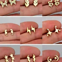 گوشواره نقره میخی