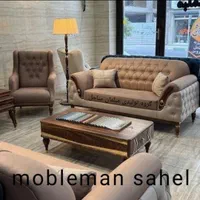 مبل7نفره شرکتی مدل مونیخ+اقساطی بآ گارانتی سه ساله|مبلمان خانگی و میز عسلی|آبیک, |دیوار
