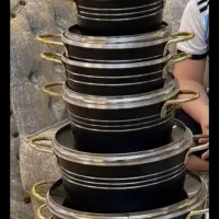 حراج سرویس ۱۴ پارچه قابلمه زنبوری اسبیکو