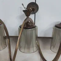 لوستر برنز ۳شاخه|لوستر و چراغ آویز|مشهد, ابوذر|دیوار
