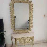 اینه کنسول طرح برنز رنگ ثابت تضمینی