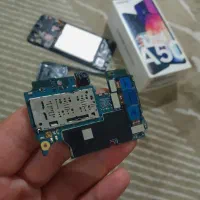 سامسونگ a50 رنگ مشکی با حافظه 128 گیگ|موبایل|اسلام‌شهر, شهرک مهدیه|دیوار