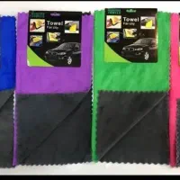 دستمال میکروفایبر ۴۰×۴۰ دولایه ضخیم