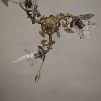 لوستر برنز ۳ شاخه|لوستر و چراغ آویز|تهران, صاحب الزمان|دیوار