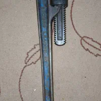 آچار لوله گیر انگلیسی زیرخاکی کلکسیونی نایاب|کلکسیون اشیاء عتیقه|عسلویه, |دیوار