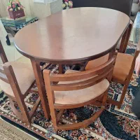 فروش میز ناهارخوری ۶نفره کم جا|میز و صندلی غذاخوری|آباده, |دیوار