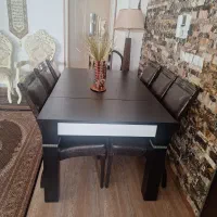 میز ۸نفره باشش صندلی