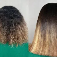 کراتین و احیای مو با بهترین متریال،بدون ریزش و..