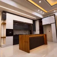 ساخت کابینت هایگلاس نئوکلاسیک انزو|خدمات پیشه و مهارت|اصفهان, برازنده|دیوار