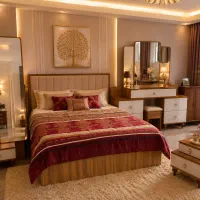 سرویس خواب مدل آریا/تختخواب مدل آریا/کمد/تشک