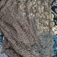 دو عدد شال پرده زر دار کاملا سالم خوش رنگ|پرده، رانر، رومیزی|نورآباد, |دیوار