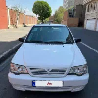پراید ۱۱۱ سفید مدل ۹۸ بی رنگ