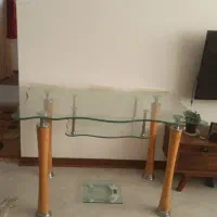 میز ناهارخوری شیشه ای